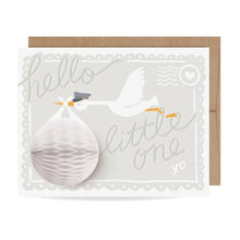 Load image into Gallery viewer, Pop-up Card - Stork - New Baby