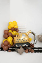 Load image into Gallery viewer, Excavator Foil Balloon - Standing Construction Party Decoration | 30x19 Inches