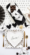 Load image into Gallery viewer, XOX1040 - Scalloped Heart Paper Plate