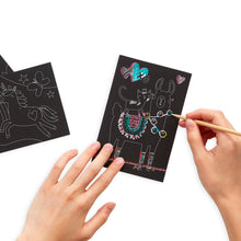 Load image into Gallery viewer, Mini Scratch & Scribble Art Kit: Funtastic Friends