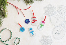 Load image into Gallery viewer, PLKC132 - Christmas Icons Shrinkable Ornaments