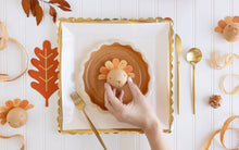 Load image into Gallery viewer, Gold Ruffle Edge Plate