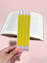 Load image into Gallery viewer, Pencils Die Cut Bookmark