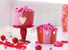 Load image into Gallery viewer, PLJC1518 - JUMBO Gold Half Heart Baking/Food Cups