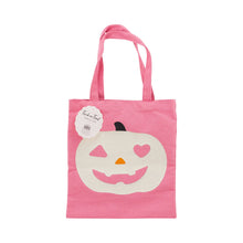 Load image into Gallery viewer, PLCB137 - Pink Pumpkin 12x12 inch Canvas Bag