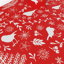 Load image into Gallery viewer, Christmas Scandi Robins Wrapping Paper