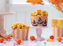 Load image into Gallery viewer, JUMBO Foil Witch Hats and Stars 8 oz Baking Cups (40 ct - 8oz)