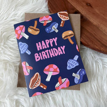Load image into Gallery viewer, "Happy Birthday" Mushroom Card