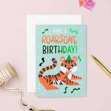 Load image into Gallery viewer, Birthday Tiger | Animal Birthday Card | Kids Greeting Card