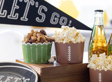 Load image into Gallery viewer, Football Jumbo Baking/Food Cups