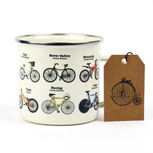 Load image into Gallery viewer, Bikes - Enamel Mug