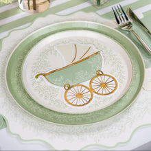 Load image into Gallery viewer, Floral Elegance Sage Dessert Plates