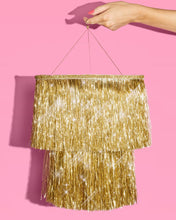 Load image into Gallery viewer, Golden Chandelier - sparkly foil chandelier