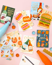 Load image into Gallery viewer, BBQ Birthday Greeting Card | Birthday Cards for Men | Food