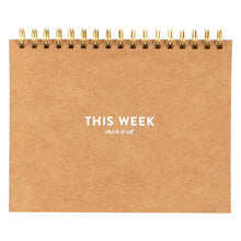 Load image into Gallery viewer, Undated Spiral Weekly Planner