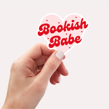 Load image into Gallery viewer, Stylish Bookish Babe Sticker – Ideal for Bookworms
