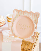 Load image into Gallery viewer, Pink Striped 10" Plate