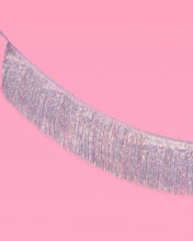 Load image into Gallery viewer, Party Iridescent Fringe Foil Banner