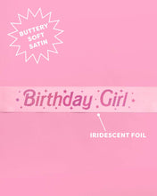 Load image into Gallery viewer, Pink Birthday Girl Sash