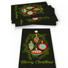 Load image into Gallery viewer, Christmas Baubles Black Wrapping Paper