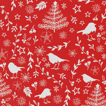 Load image into Gallery viewer, Christmas Scandi Robins Wrapping Paper