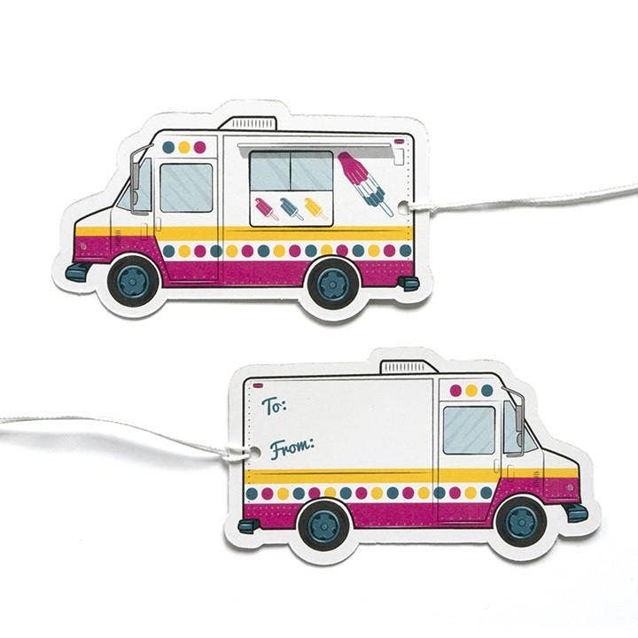 Ice Cream Truck Gift Tags