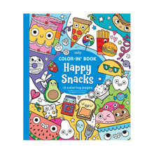 Load image into Gallery viewer, 118-306 - Color-in' Book: Happy Snacks (8" x 10")