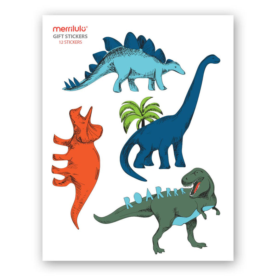 Dinosaur Party - Gift Bag Stickers