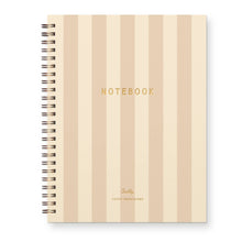 Load image into Gallery viewer, Striped Signature Journal: Lined Notebook: Golden Wheat
