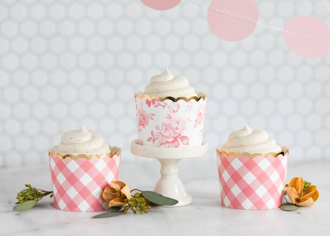Foiled Pink Picnic Food Cups