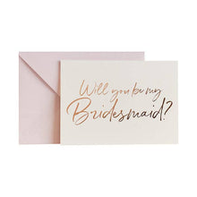 Load image into Gallery viewer, Will You Be My Bridesmaid Cards 5 Pack
