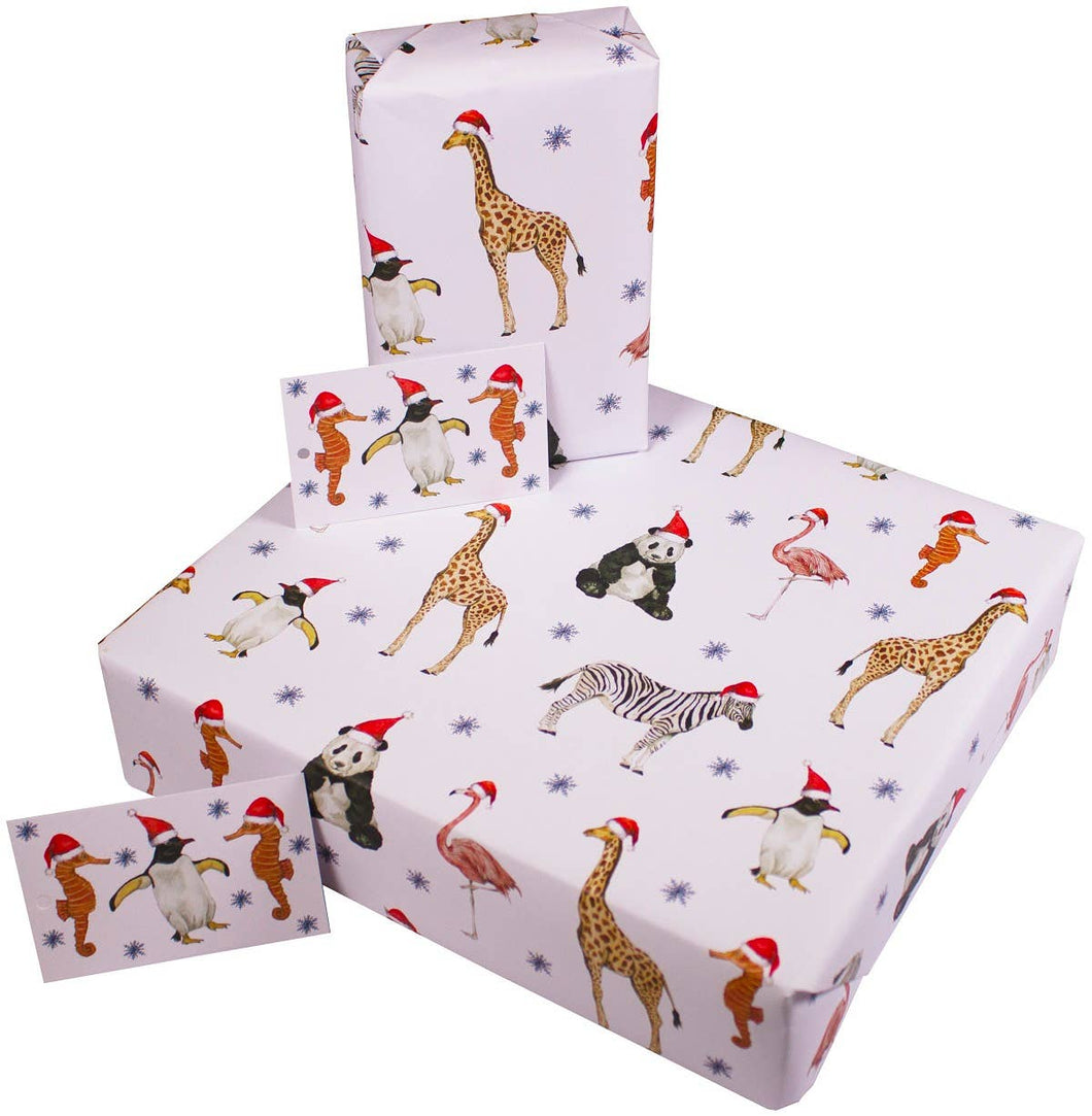Christmas Party Animals Wrap