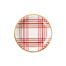 Load image into Gallery viewer, THP841 - Harvest Plaid 9" Round Plate- Thanksgiving
