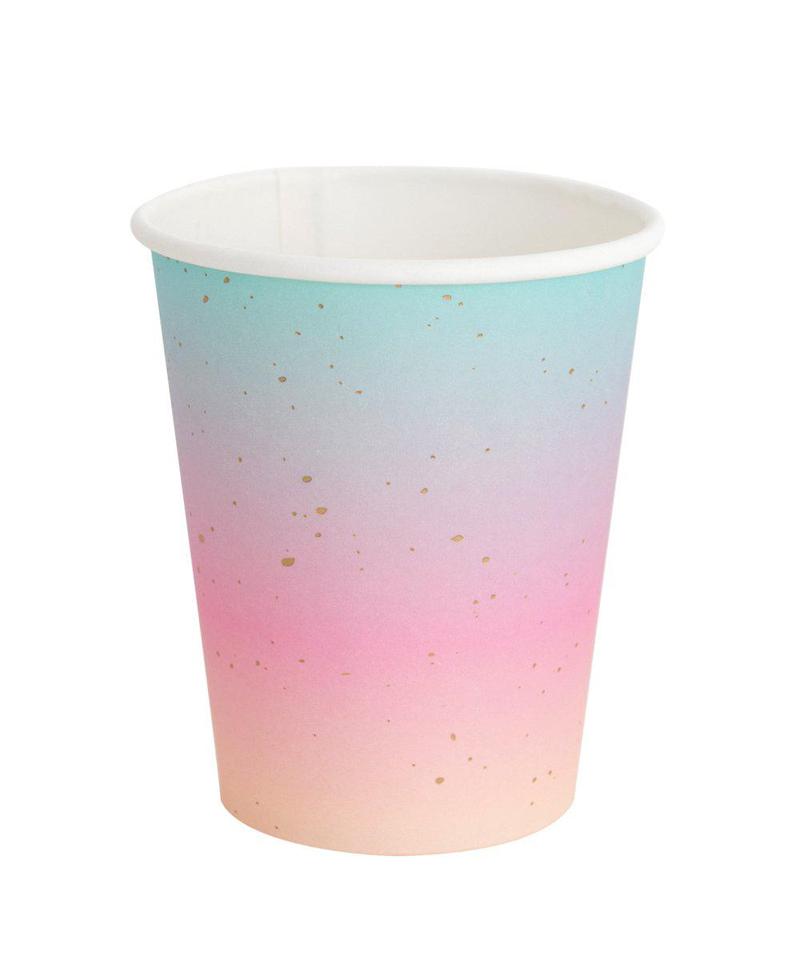Rainbow Ombre Cups