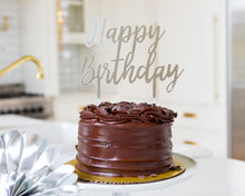 Load image into Gallery viewer, Happy Birthday Script Cake Topper

