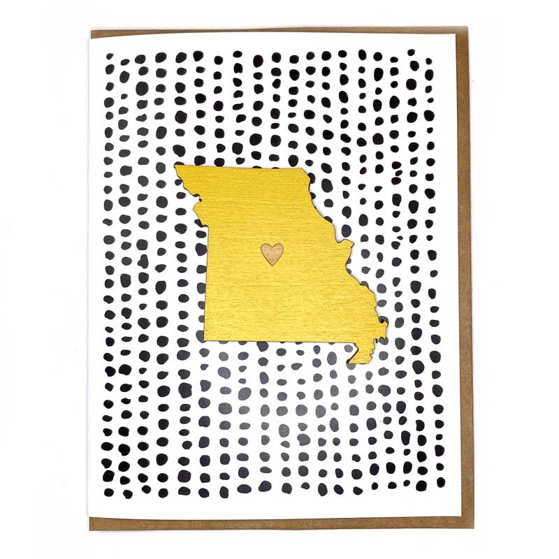 Missouri Heart Magnet w/Card