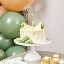 Load image into Gallery viewer, Sage &#39;Baby&#39; Acrylic Cake Topper
