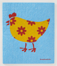 Load image into Gallery viewer, Gerti on Blue Swedish Dishcloth