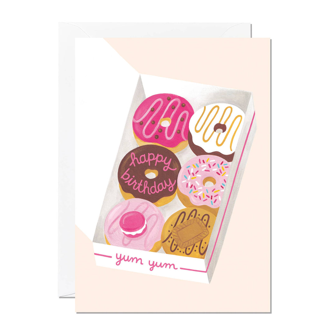 Doughnut Birthday Card | All-Ages Greeting Card | Donut