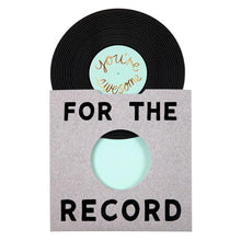 Load image into Gallery viewer, For the Record Card