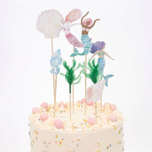 Load image into Gallery viewer, Mermaid Cake Toppers
