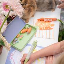 Load image into Gallery viewer, Bunnies In The Garden Eraser Set
