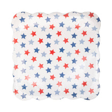 Load image into Gallery viewer, Red, White, &amp; Blue Star Plates
