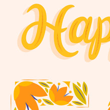 Load image into Gallery viewer, Happy 50 Years Card – Bold Floral Milestone
