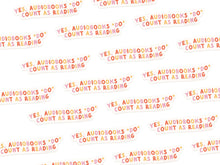 Load image into Gallery viewer, Audiobooks Count As Reading Sticker
