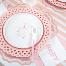 Load image into Gallery viewer, Pink Precious Baby Plaid Cocktail Napkins
