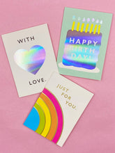 Load image into Gallery viewer, Mini Rainbow Just for You Card

