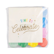 Load image into Gallery viewer, Time to Celebrate Cocktail Napkins
