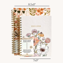 Load image into Gallery viewer, Blue Daisy Patch Undated Planner
