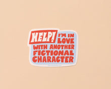 Load image into Gallery viewer, Vinyl Sticker by Your Gal Kiwi—Love with Fictional Character
